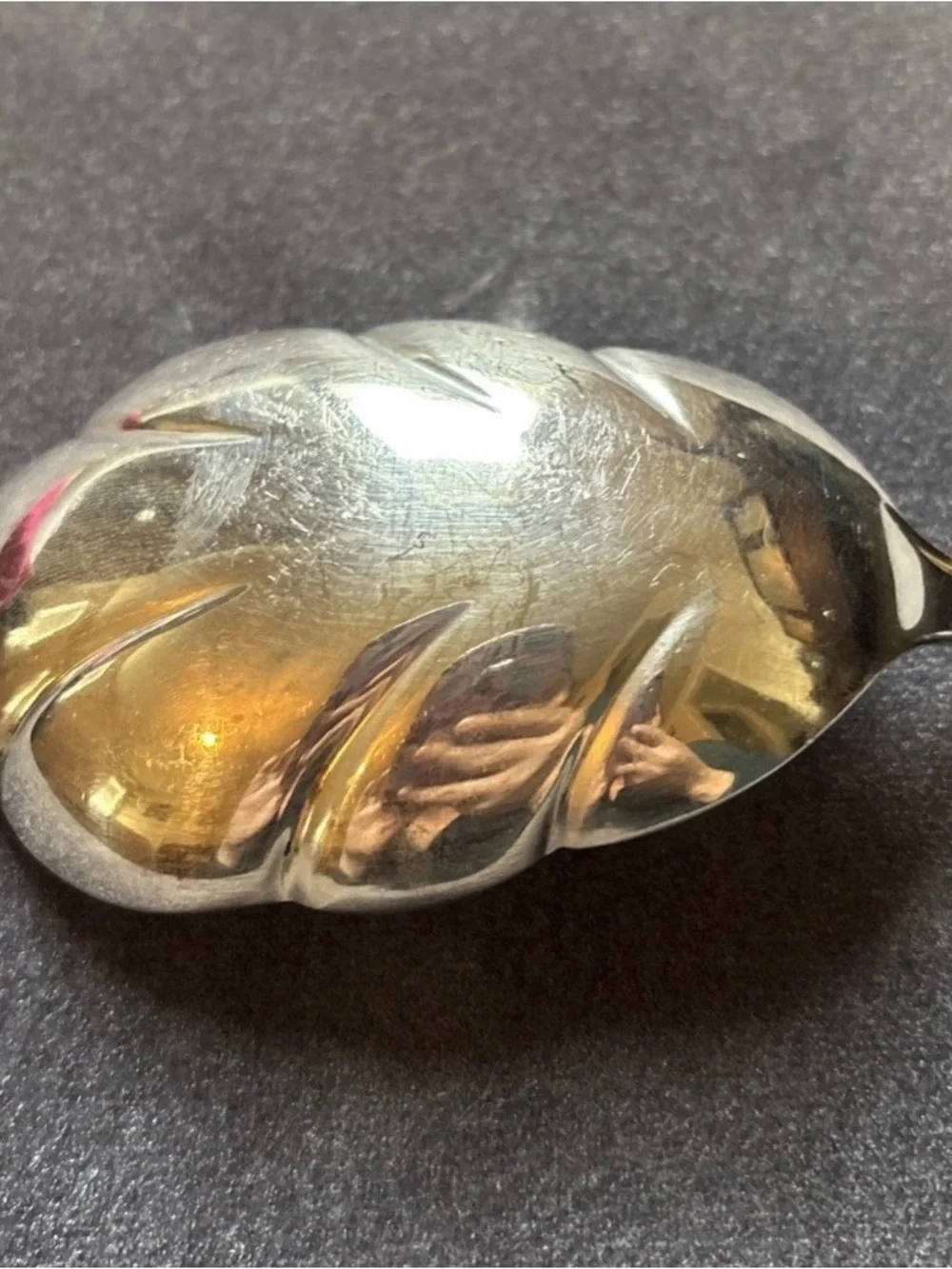 Vintage 1847 Rogers Bros. Reflection Silver-Plated Serving Spoon